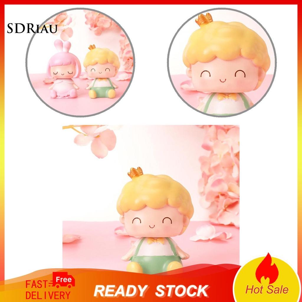 Đồ trang trí Công Chúa / Hoàng Tử Hoạt Hình Bằng Nhựa Resin Trang Trí Xe Hơi