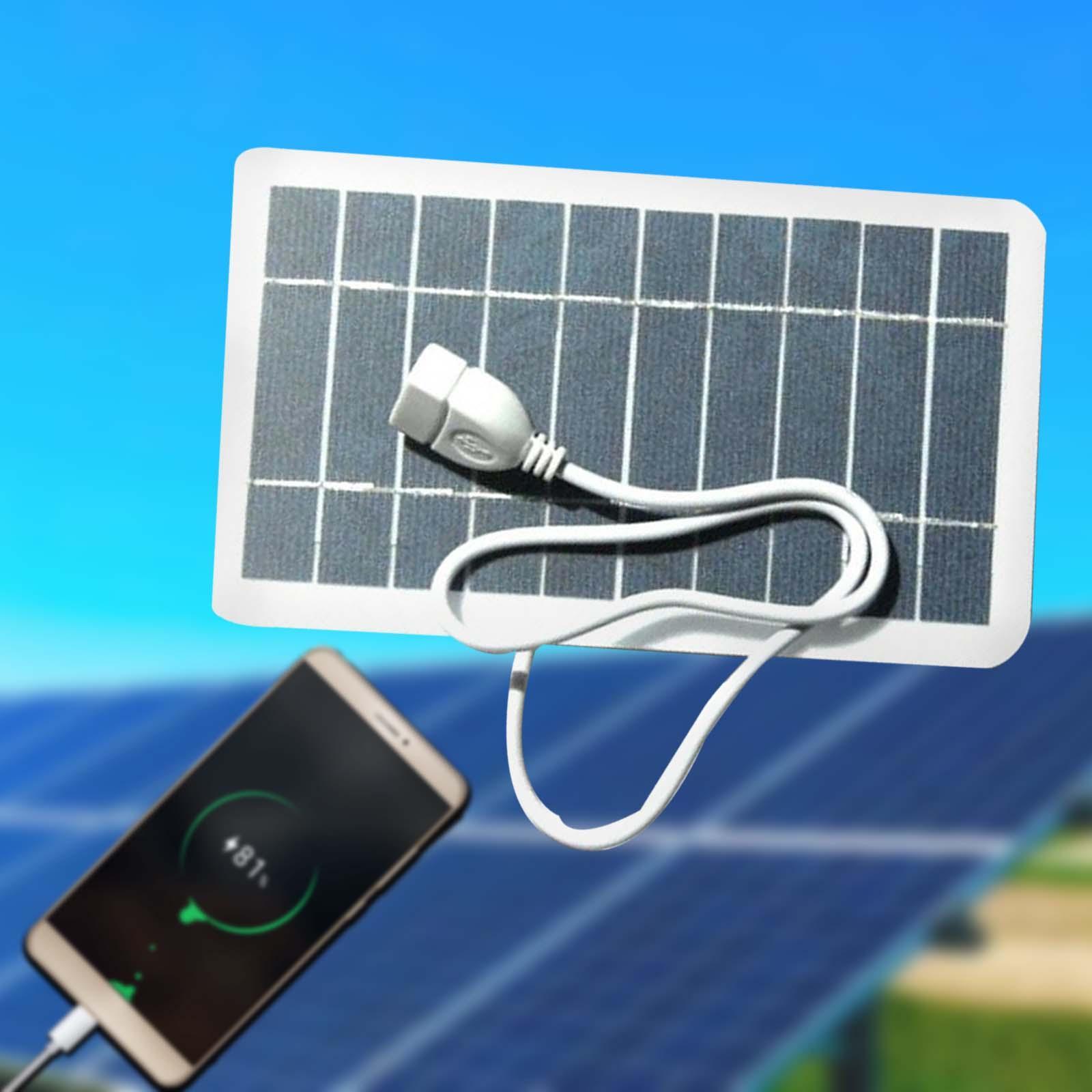 Solar Panel  with USB Port Portable Solar Charger for Smartphones RV Trip