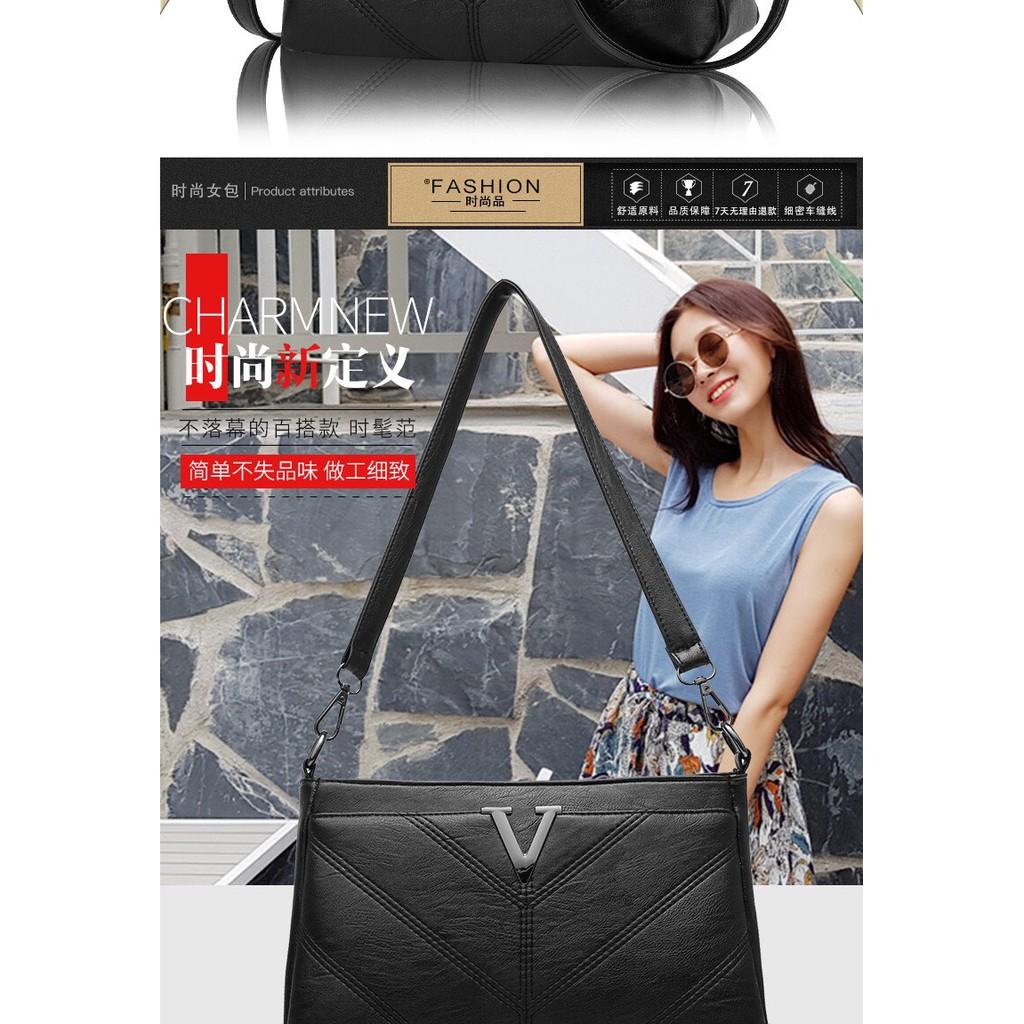 TÚI ĐEO CHÉO ĐEO VAI THỜI TRANG NỮ CAO CẤP CHỮ V DÂY ĐEO DA PHỤ KIỆN THỜI TRANG