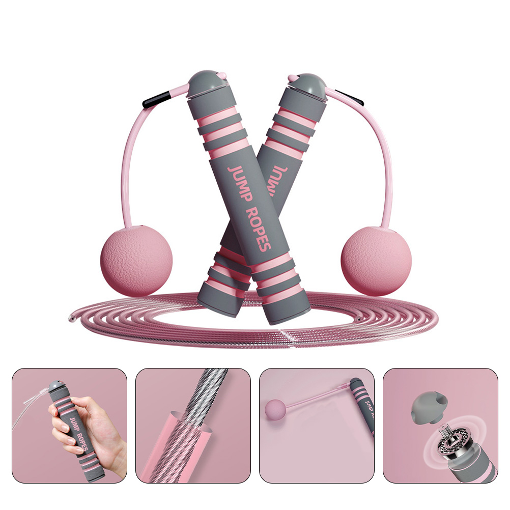 1 Bộ Có Trọng Số Không Dây Tập Thể Dục Dây Bỏ Qua Ropeless Trong Nhà Nhảy Dây