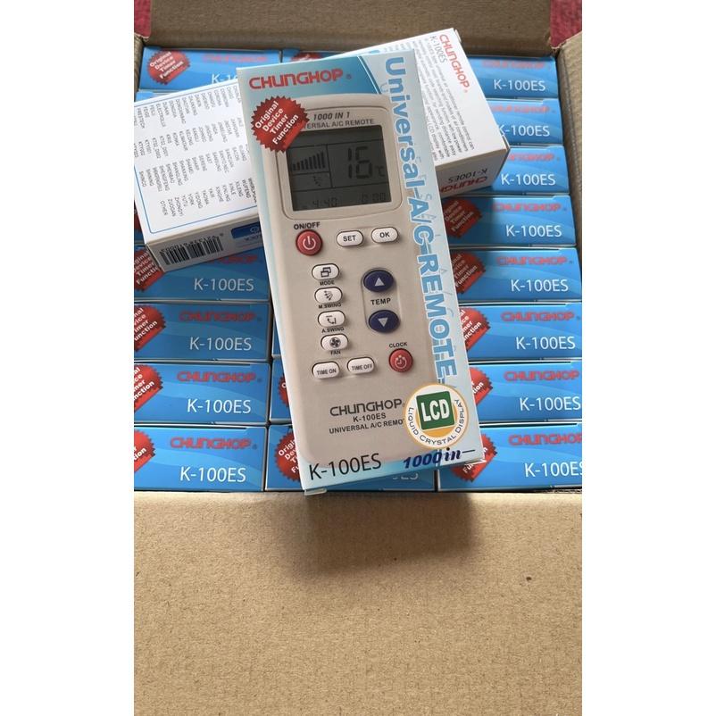 ĐIỀN KHIỂN ĐIỀU HÒA ĐA NĂNG MÃ K-100ES