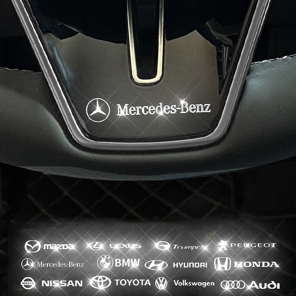 Tem Logo Hợp Kim Decal DÁN LOA Ô Tô, Trang trí Nội Thất Xe Ô Tô Dành Cho Mercedes,BMW,Audi,Hyundai,Kia.. 5.0 1 Đánh Giá 12 Đã Bán