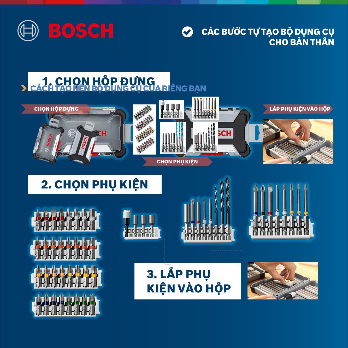 Hộp đựng Bosch size M - L