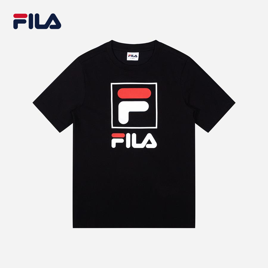 Áo thun tay ngắn thời trang unisex Fila Short Sleeve Tee - FW2RSF2067X-BLK