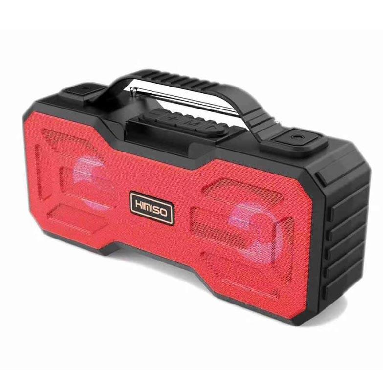 Loa bluetooth siêu bền KIMISO KMS-301 TWS hỗ trợ kết nối cùng lúc 2 loa - tích hợp quai xách tiện lợi