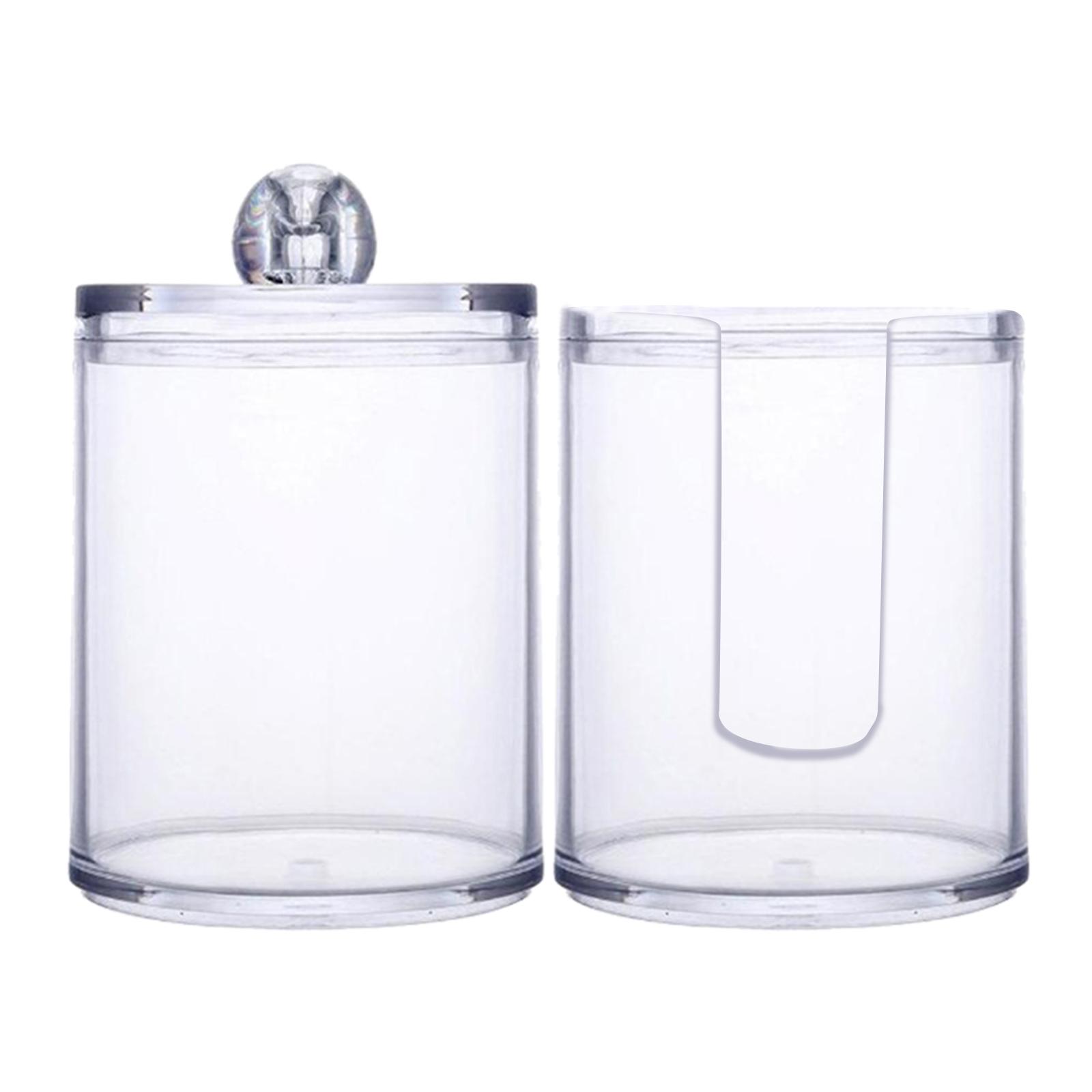 Storage Box Acrylic Multifunctional Storage Box Container Cosmetic Makeup Cotton Pad Organizer Save Space