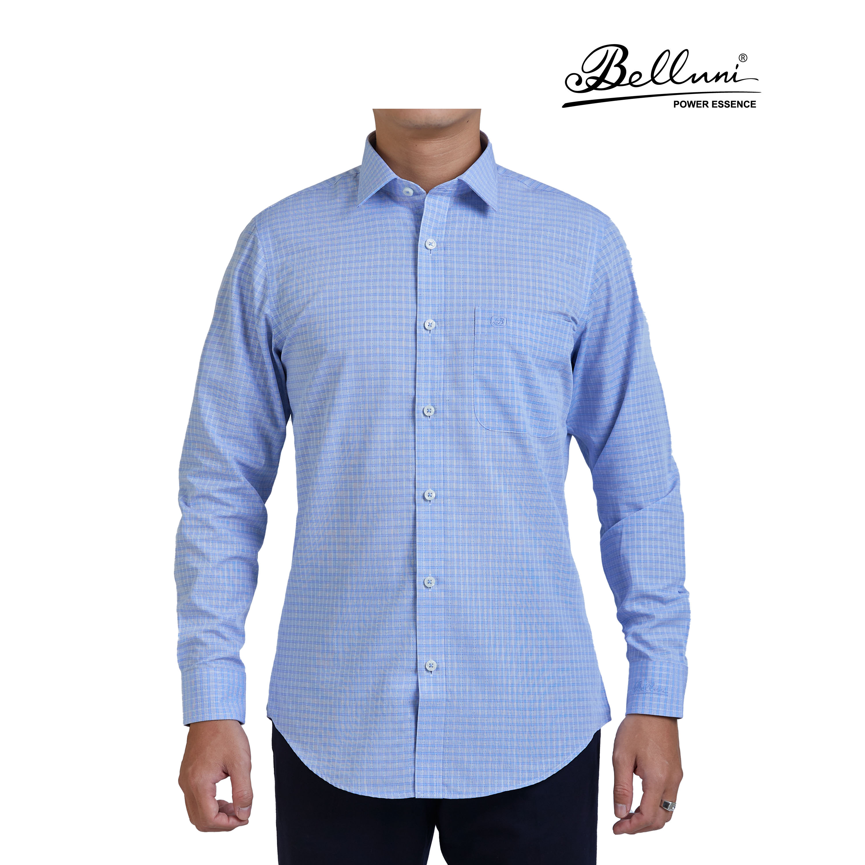 Áo sơ mi nam dài tay cao cấp BELLUNI vải sợi chuối thanh lịch thoáng mát - ABD.BAN.BE.172.B6
