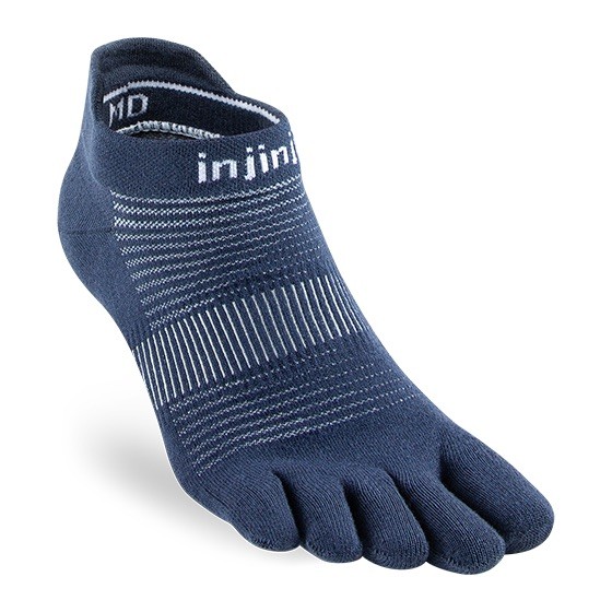 Tất Xỏ Ngón Nữ INJINJI Run Lightweight No Show - Navy - Size XS/S