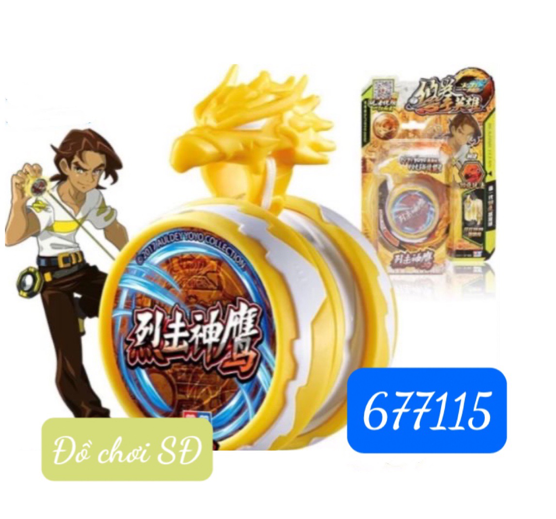 Đồ chơi yoyo 677115 màu vàng tự thu dây