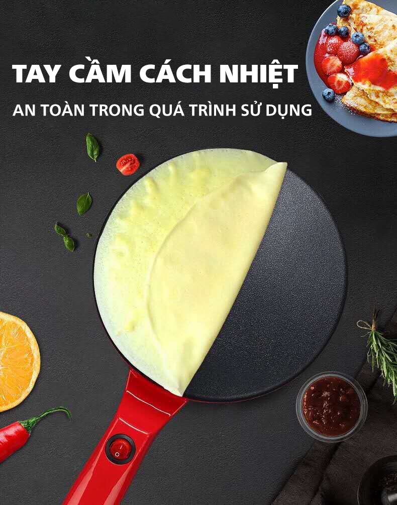 Máy làm bánh tráng, bánh pancake, bánh kếp, bánh xèo....đa năng tiện lợi