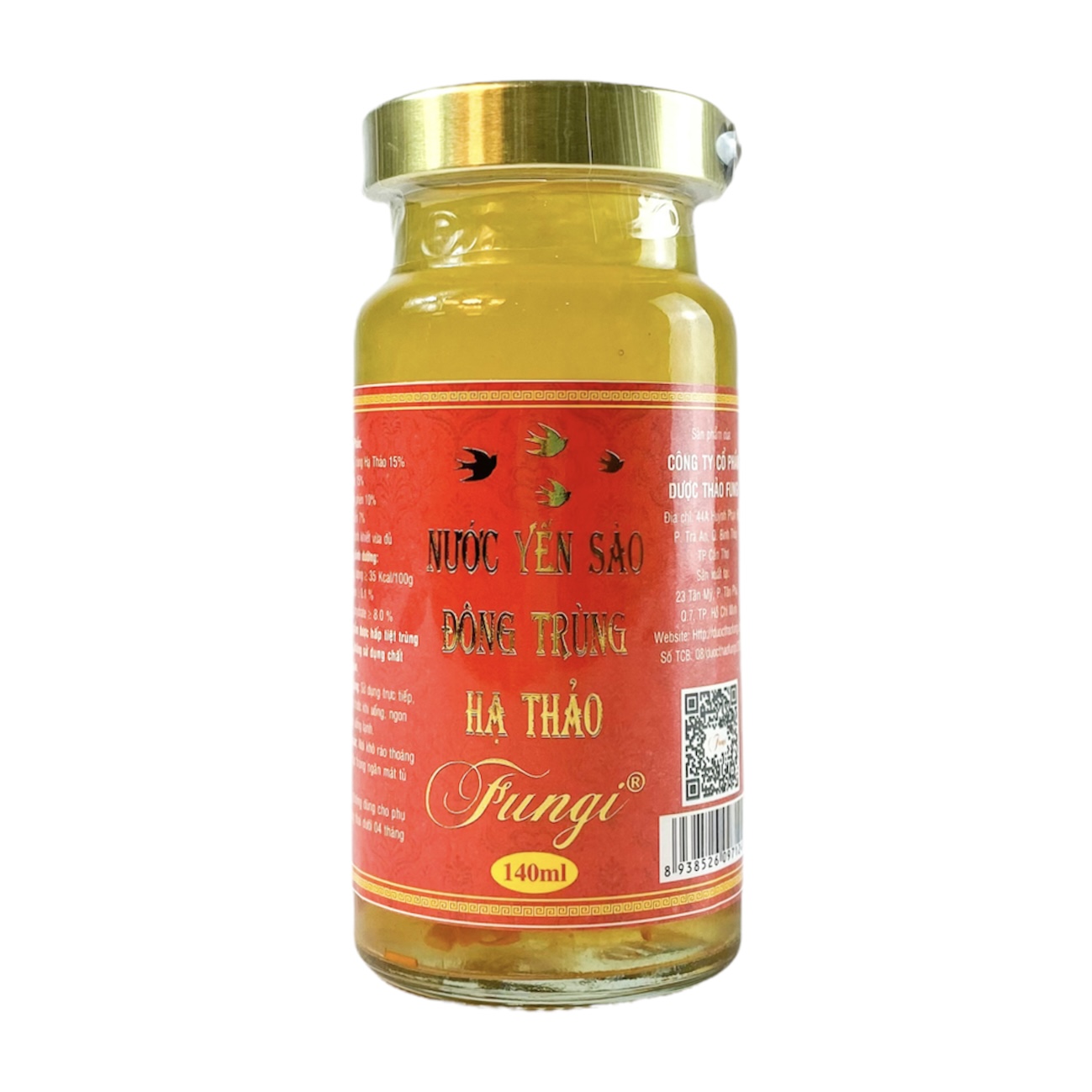 Yến Sào Đông Trùng Hạ Thảo FUNGI Hũ 140ml