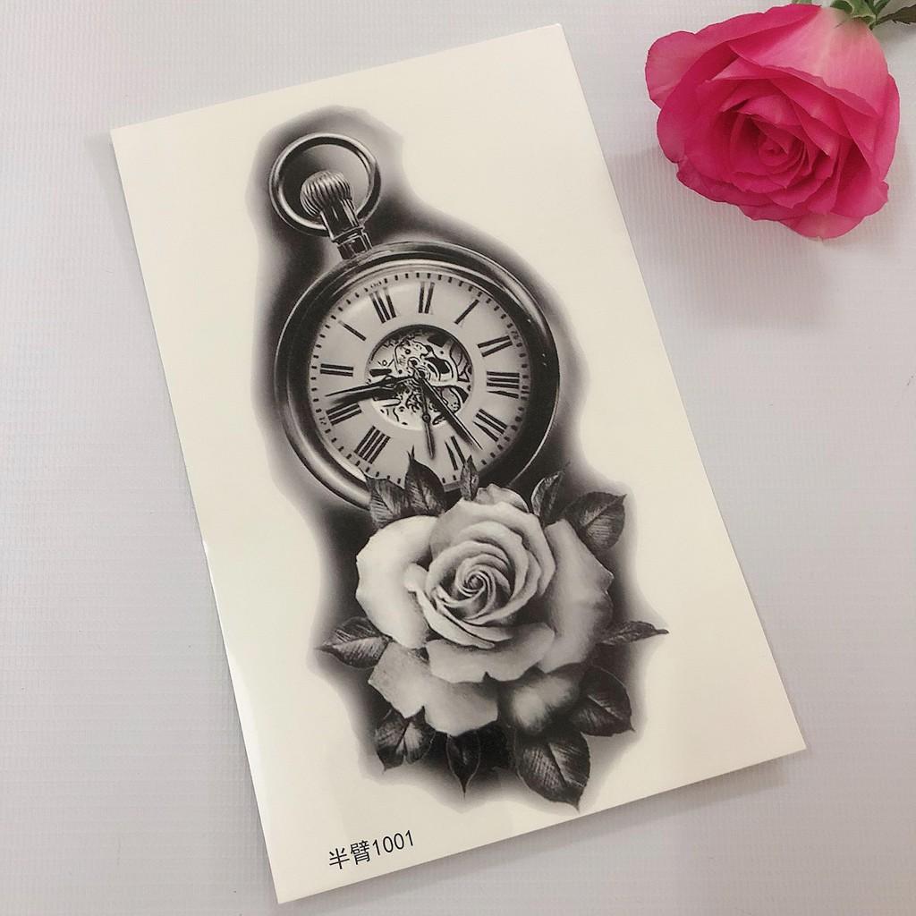 Hình xăm dán hoa ren 12x19cm+ mua 5 tặng 1, mua 10 tặng 4 tấm đòng size