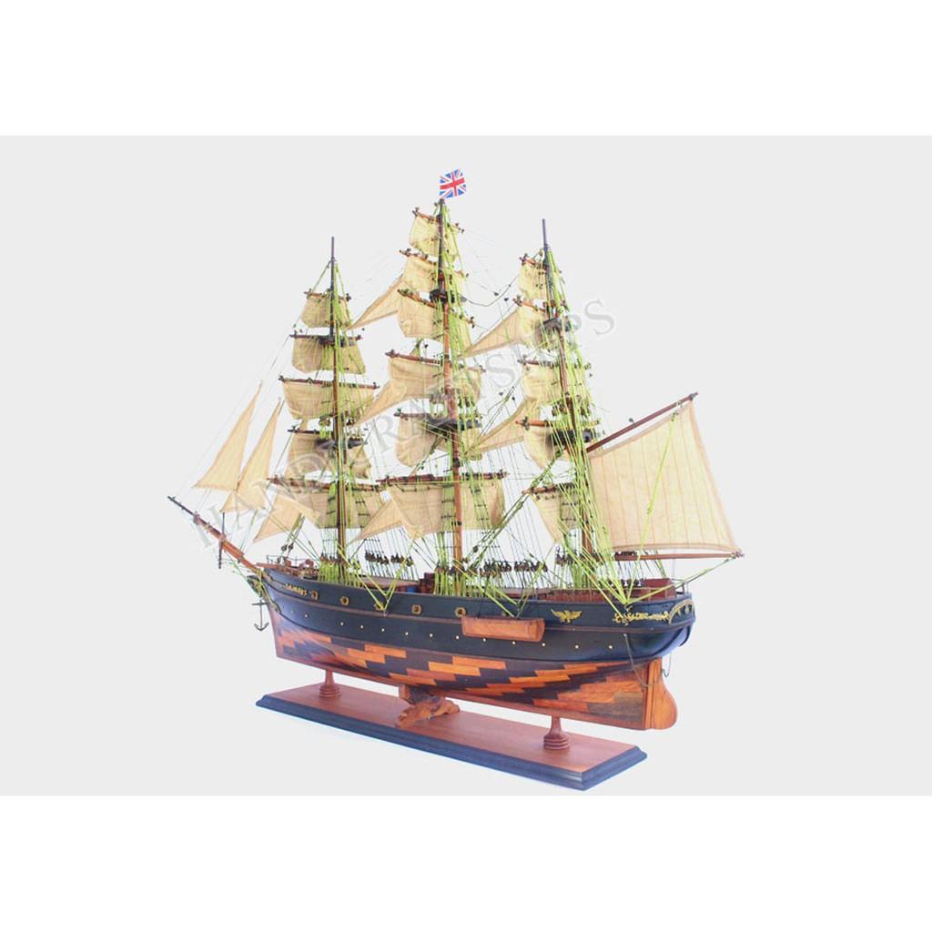 Thuyền gỗ trang trí Cutty Sark 80 ghép