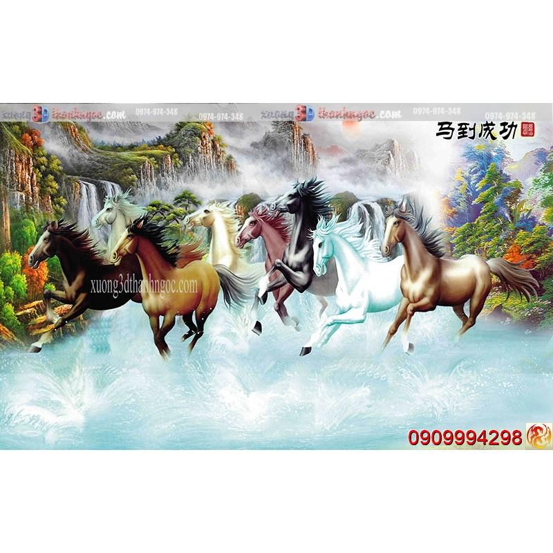 TRANH MÃ ĐÁO THÀNH CÔNG - TRANH DÁN TƯỜNG TÀI LỘC