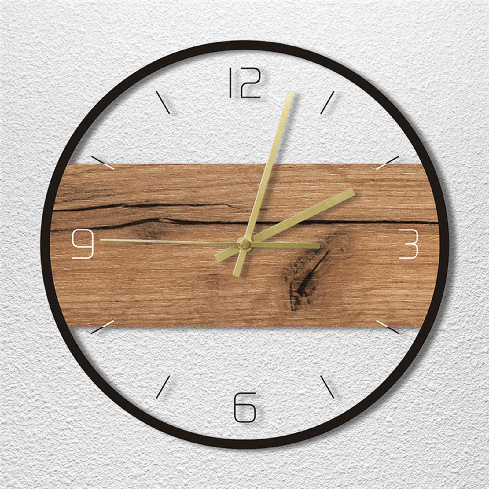 Wall Clock 14 inch Silent Non Ticking Decorative for Home Living Room Decor