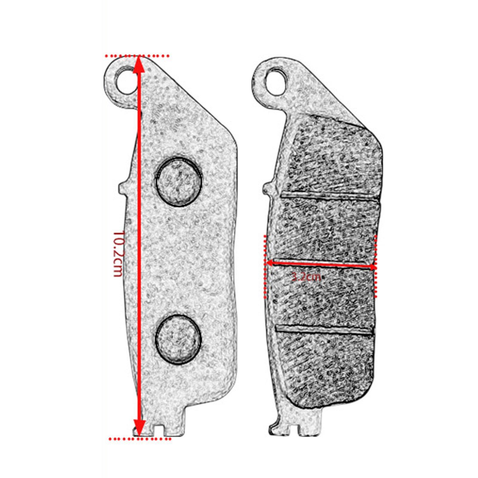 Metal Brake Pads Spare Parts High Performance Premium Durable Accessories Replaces for x 300 Kle300