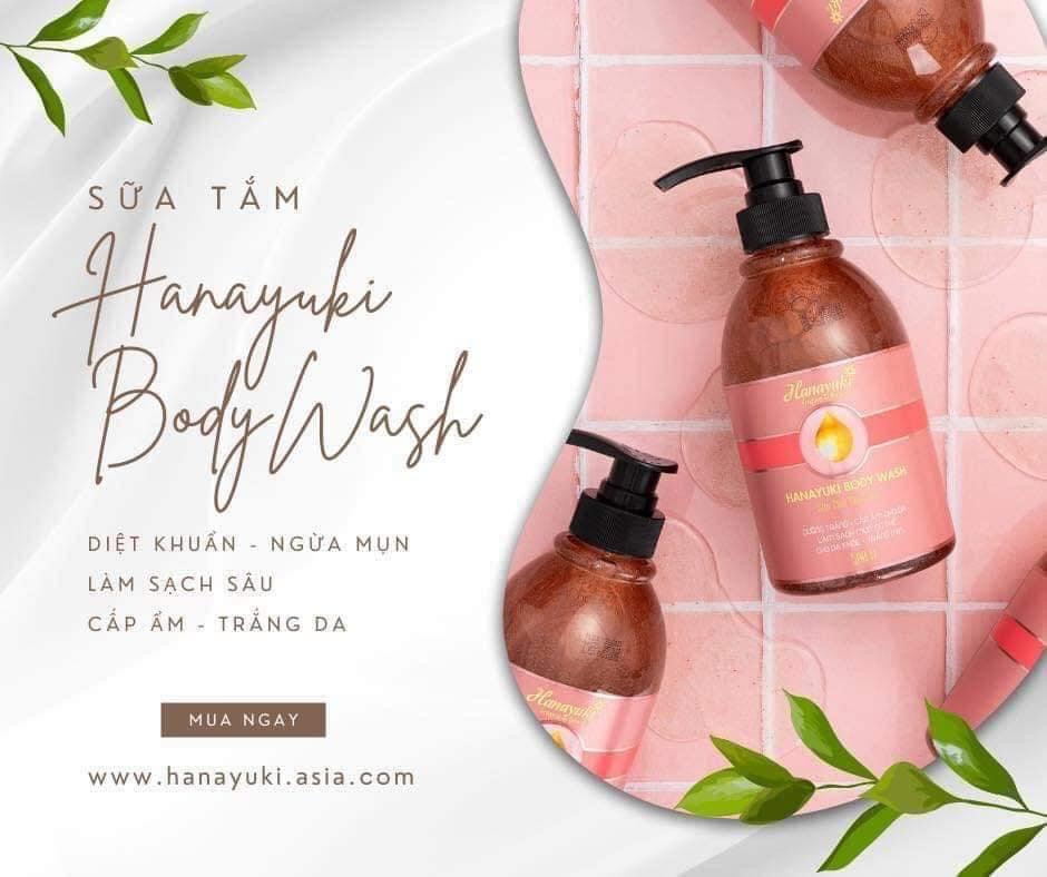 Sữa tắm thảo dược Hanayuki Body Wash