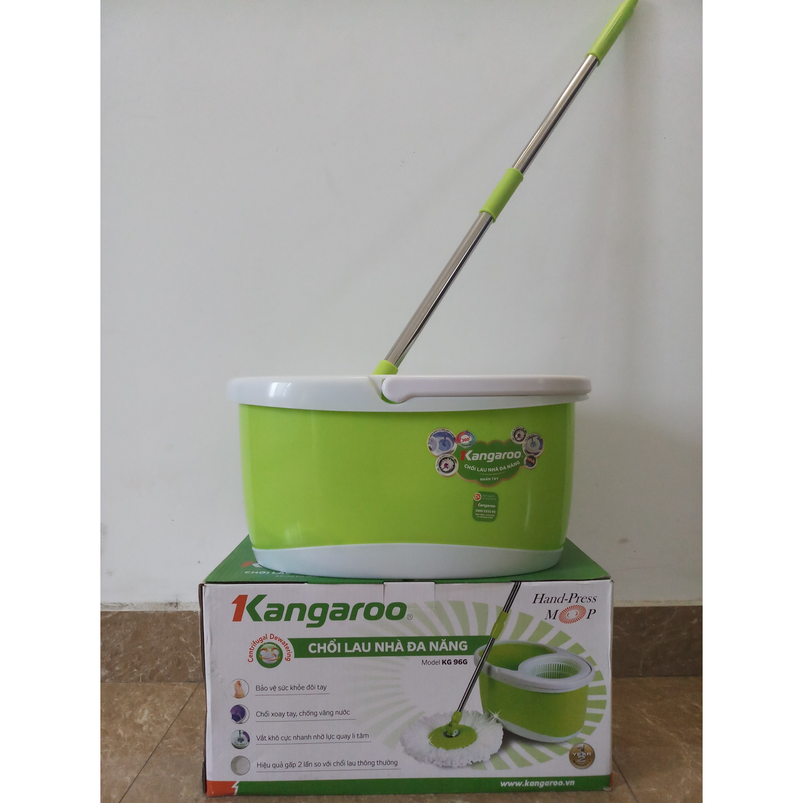 Bộ chổi lau nhà đa năng Kangaroo KG96G