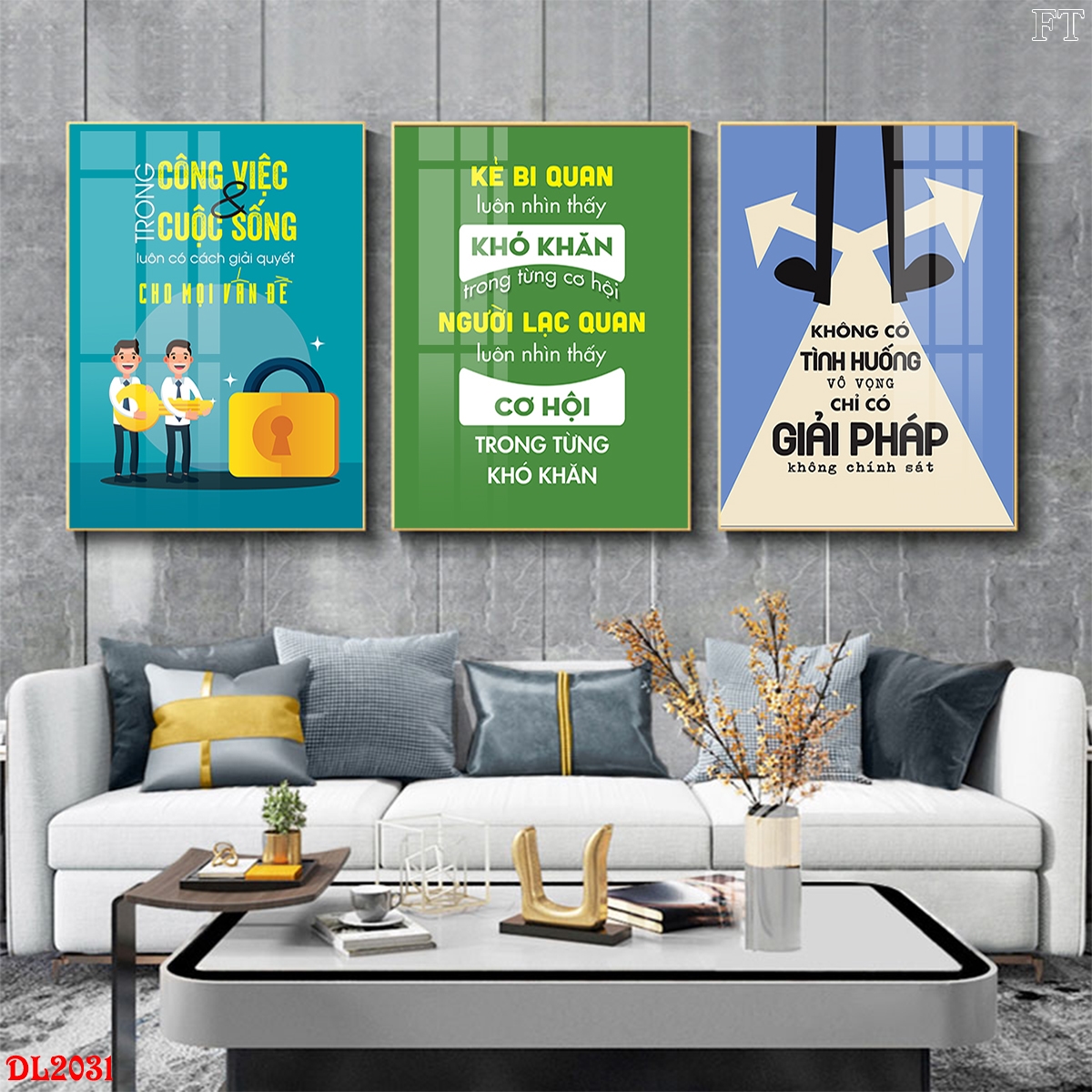Tranh canvas động lực văn phòng 31