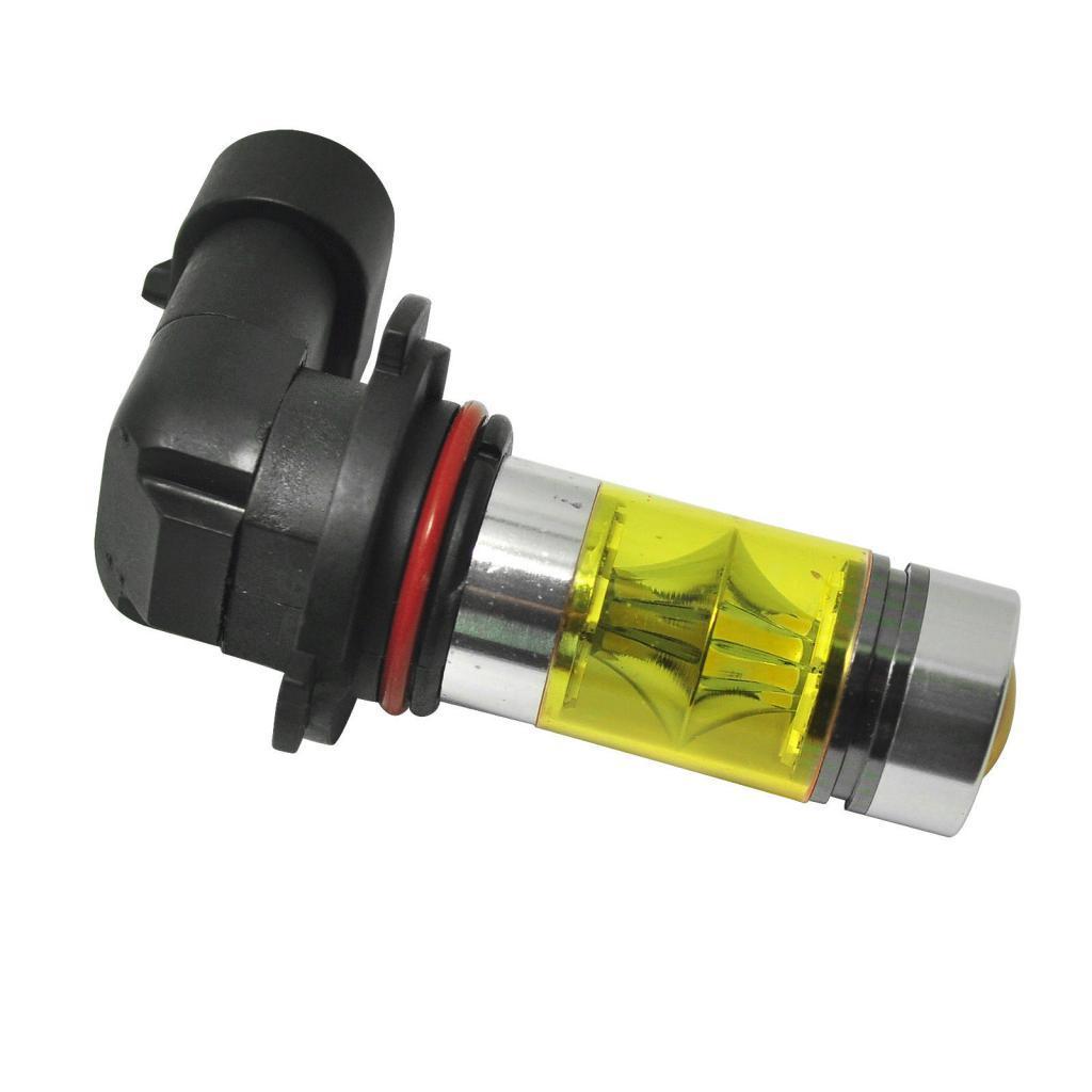 2x Mini Car H11 H8 LED 4300K Yellow 2323 Projector Fog Driving Light Bulb