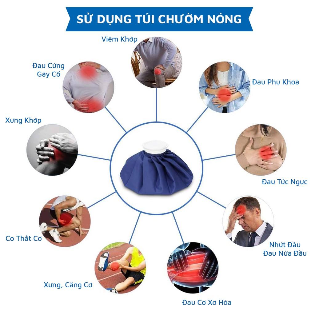 3 Túi chườm đa năng nóng lạnh, 3 kích cỡ (15 cm/ 23 cm / 28 cm), phù hợp nhiều lứa tuổi