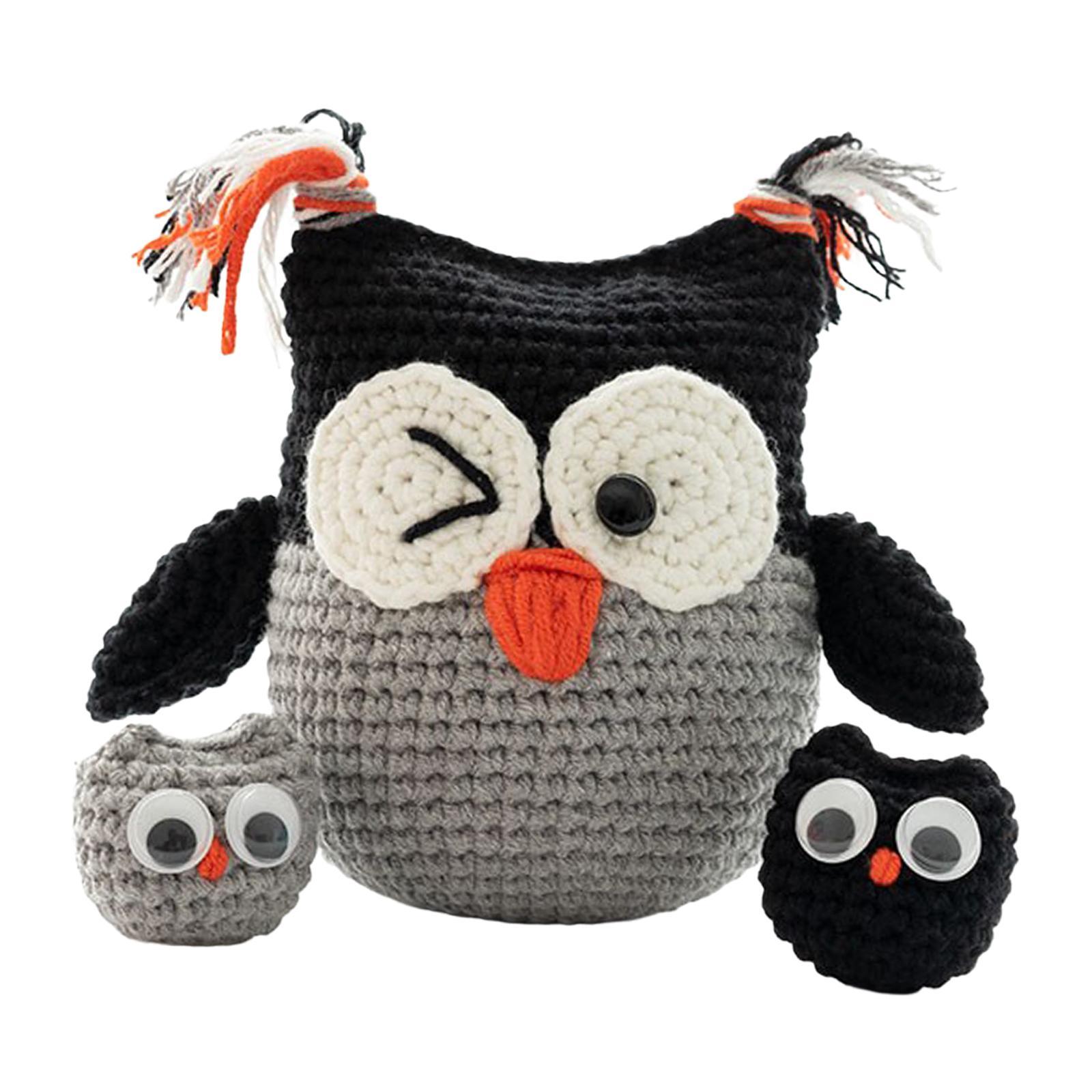 DIY Crochet Kit Hand Knitting Toy Classic for Birthday Gift Beginner Adults