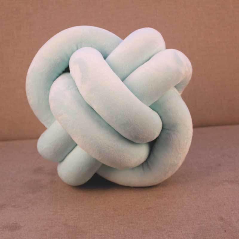 Thắt Nút Sang Trọng Bóng Thiết Kế Vòng Ném Gối Eo Lưng Đệm Nhà Sofa Giường Trang Trí Búp Bê Đồ Chơi Cho Trẻ 18Cm/30Cm/25Cm