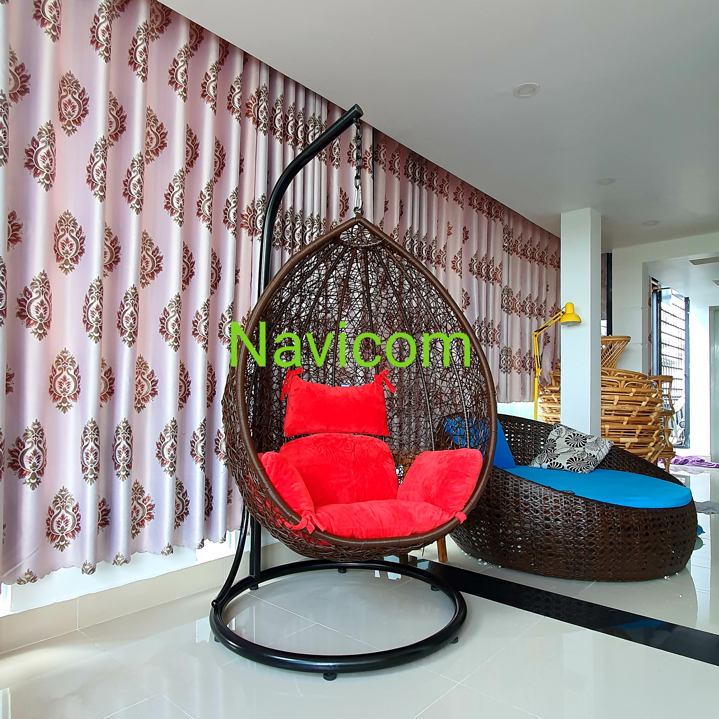 Xích đu giọt nước home decore N1