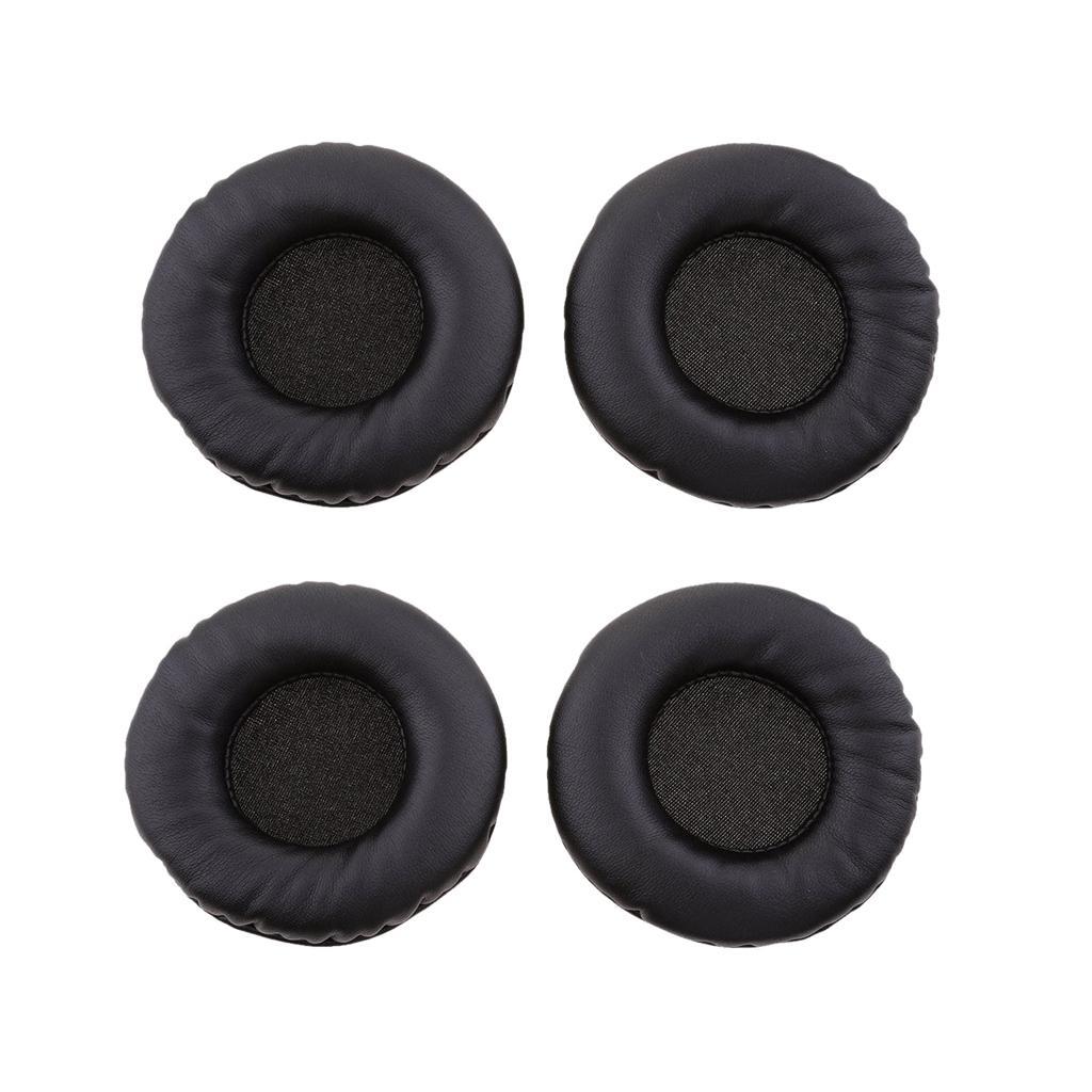 4pcs 80mm Replacement Cushion Foam Ear Pad Sponge for Headphones 8cm 3.15"