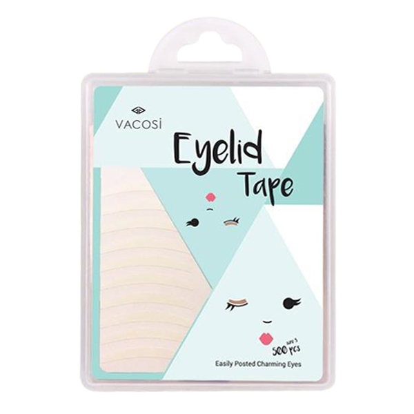 Hộp 25 Miếng 10 Cặp Dán Mí Trong Suốt Vacosi Eyelid Tape