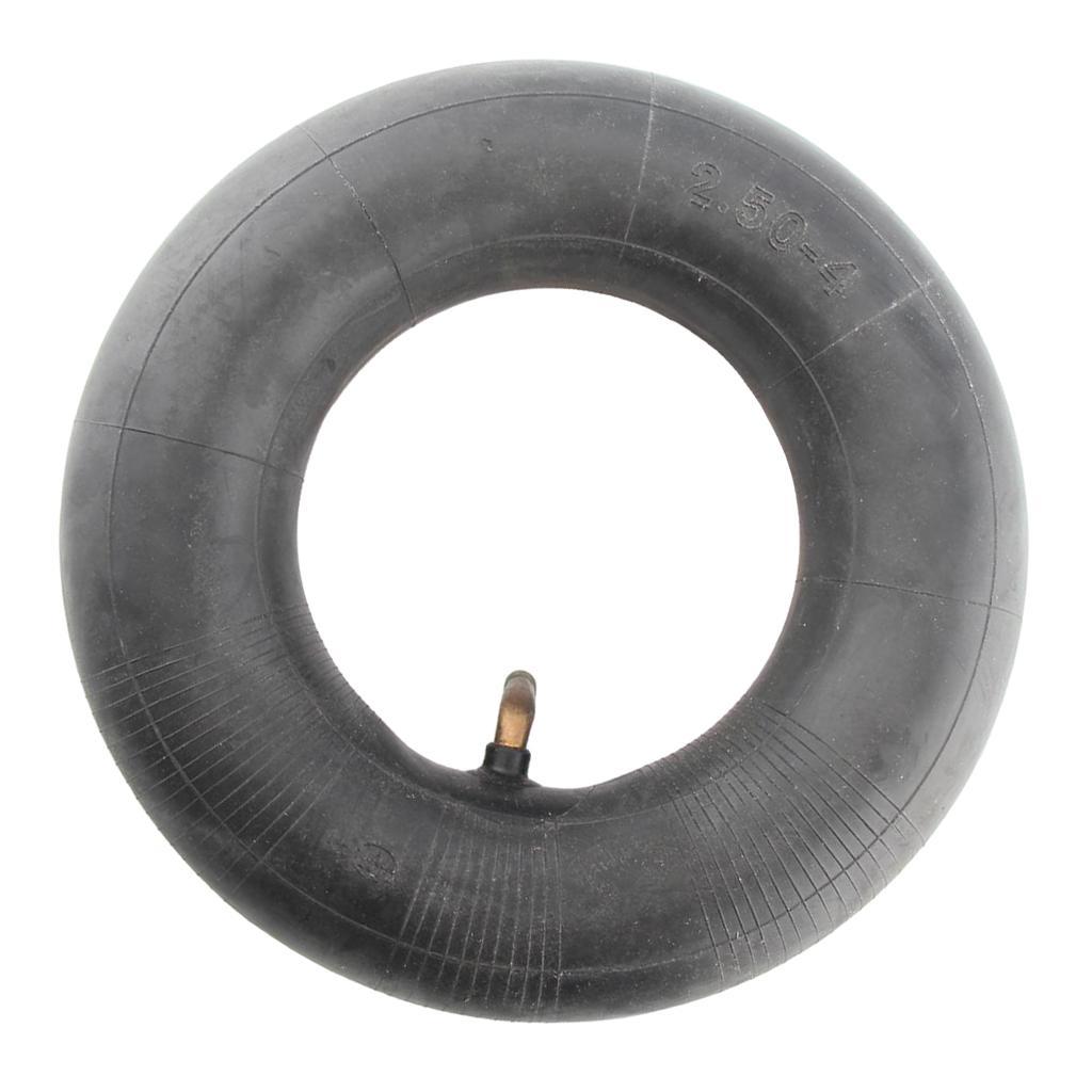 2.50"X4" 2.50-4 2.50/4 BLACK RUBBER INNER TUBE BENT VALVE
