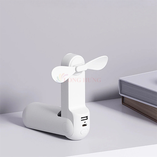 Quạt mini tích điện cầm tay Jisulife 3 in 1 Handheld Fan Life8 Plus F8X 4500mAh - Hàng chính hãng