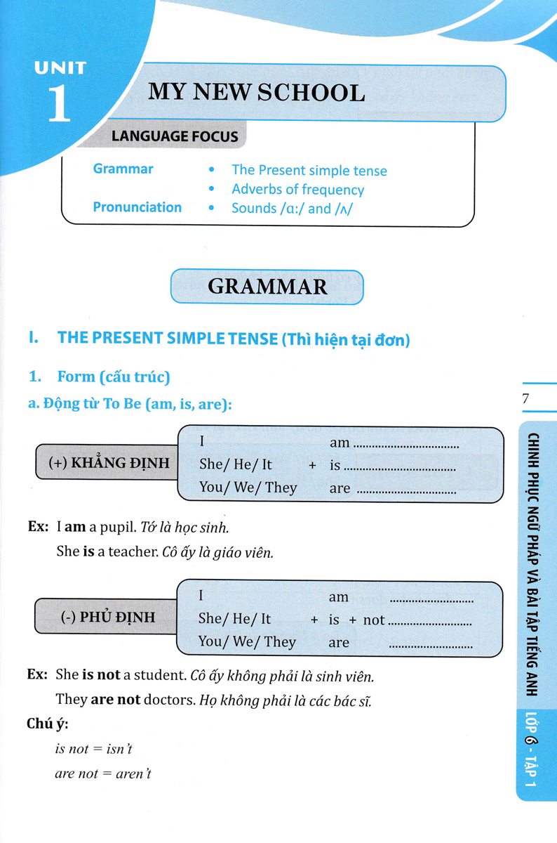 THE LANGMASTER - CHINH PHỤC NGỮ PHÁP VÀ BÀI TẬP TIẾNG ANH LỚP 6 - TẬP 1 _MT