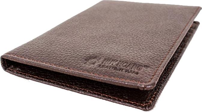 Ví đựng passport da bò Huy Hoàng màu nâu HT9106