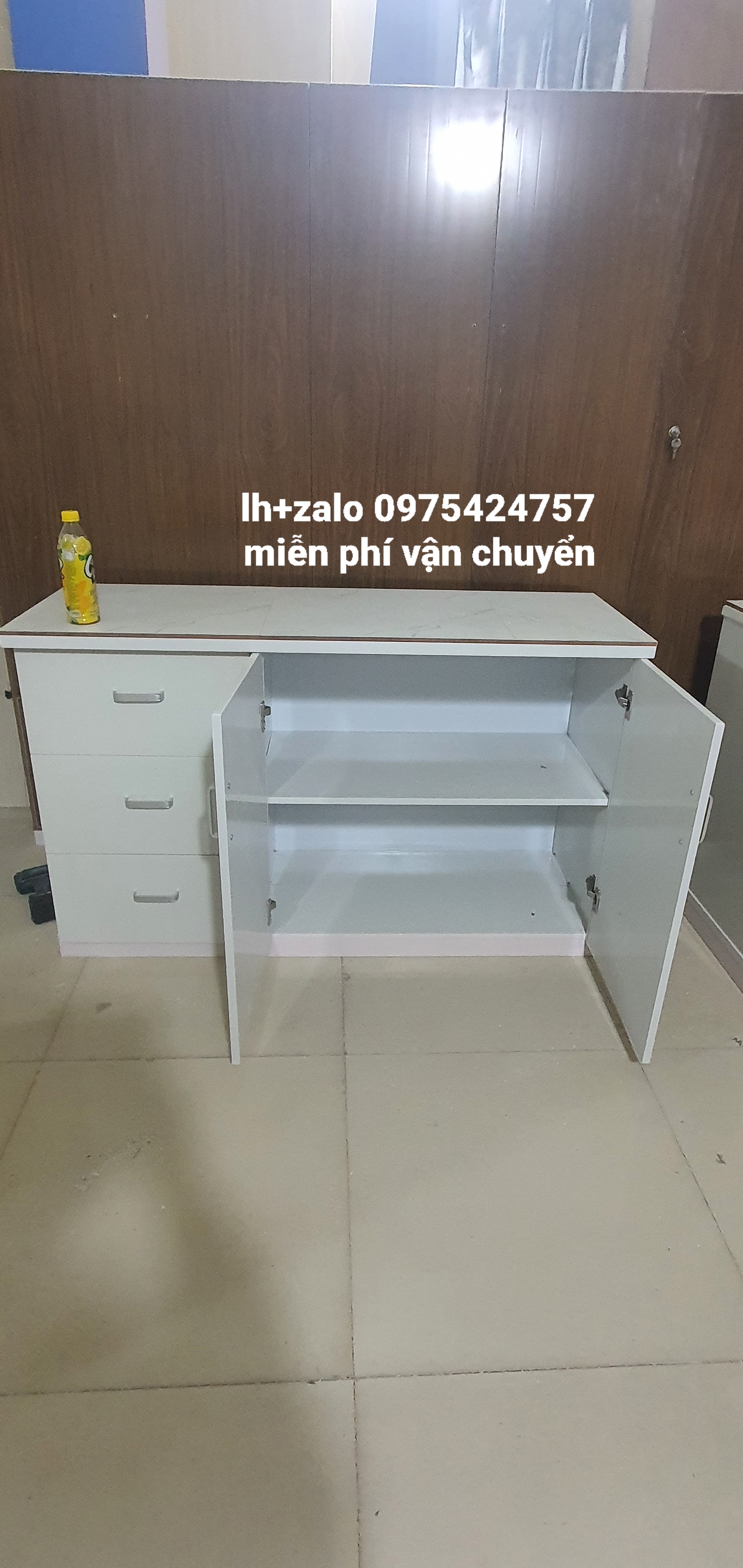 Tủ bếp MINI sẵn mặt gạch