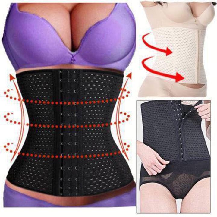 Đai nịt bụng thông hơi 3 nấc cài hàng Quảng Châu cao cấp xuất khẩu