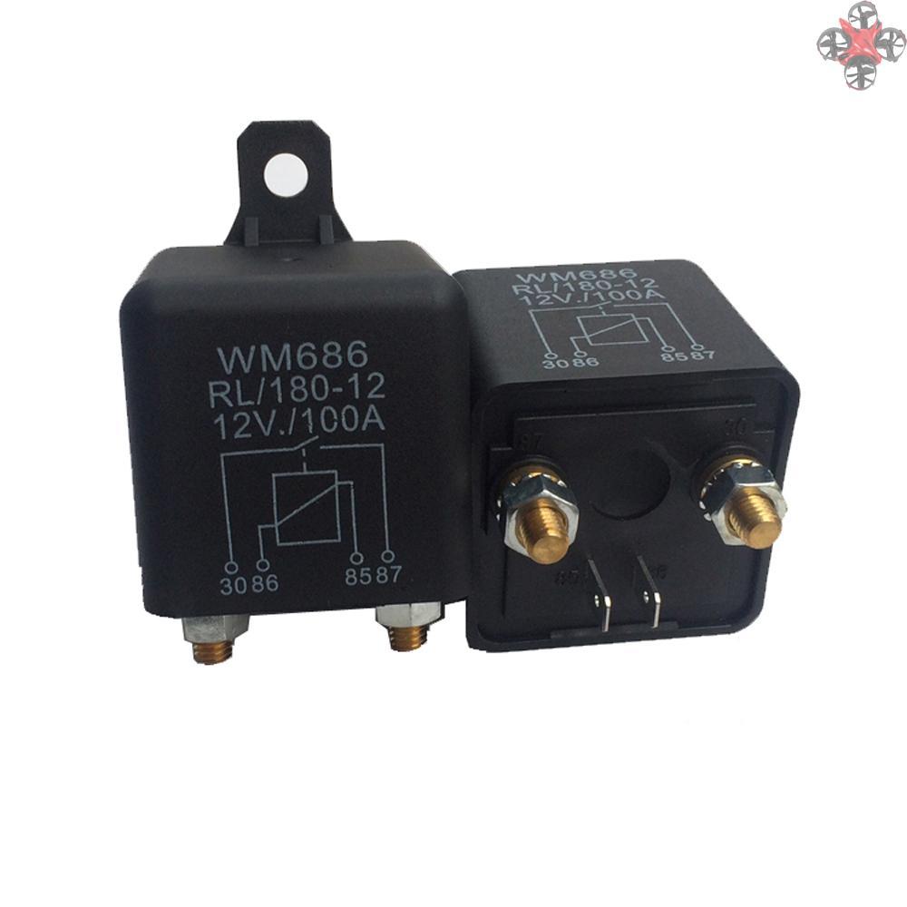1 Công Tắc Khởi Động Xe Hơi 12vdc 100a Amp 2.4w 4 Chấu