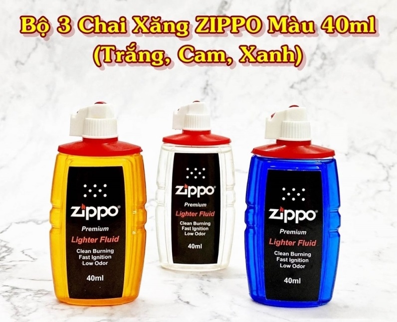 Xăng hột quẹt bật lửa mini 40ml có vòi gập tiện lợi