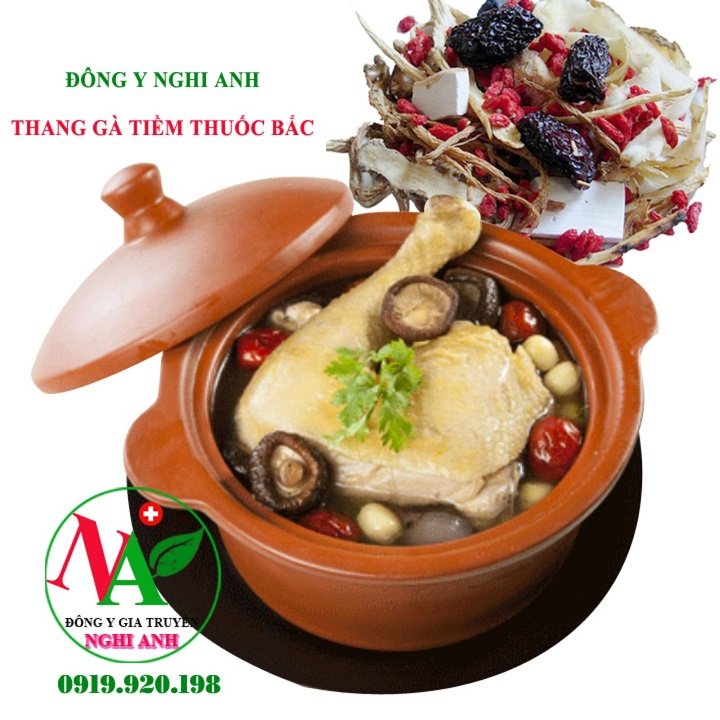 Thuốc Bắc Hầm Gà Gói 100g Đông Y Nghi Anh (Thang Tiềm Gà, Vịt Nấu Lẩu 11 Vị) Có Đông Trùng Hạ Thảo