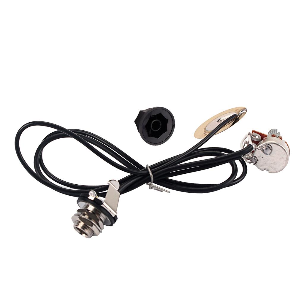6.35mm Piezo Transducer Pickup for Acoustic Folk Guitar Replacement Parts