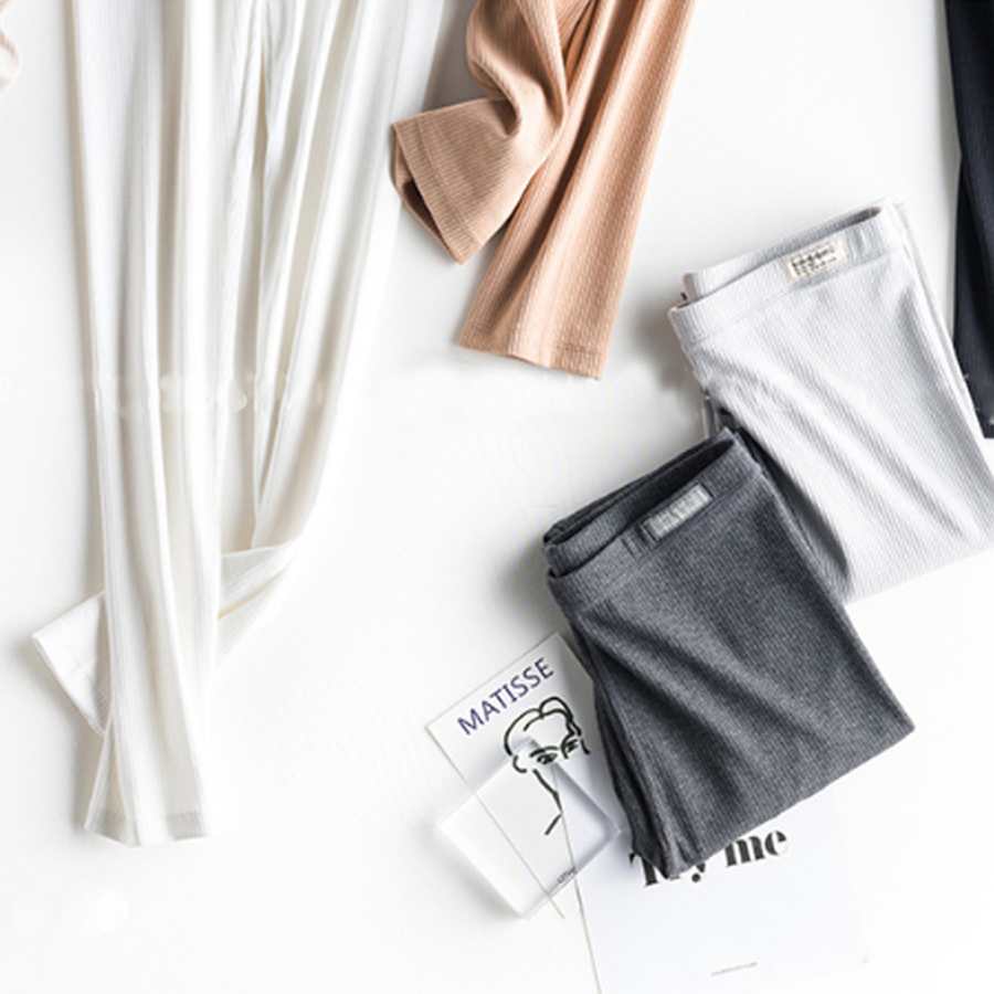 Quần Legging Trơn Nữ Co Dãn, Cực Mềm Thoải Mái Sanduoer