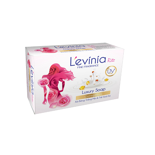 Xà bông trắng mịn &amp; trẻ hóa da L'evinia RITZ 100g