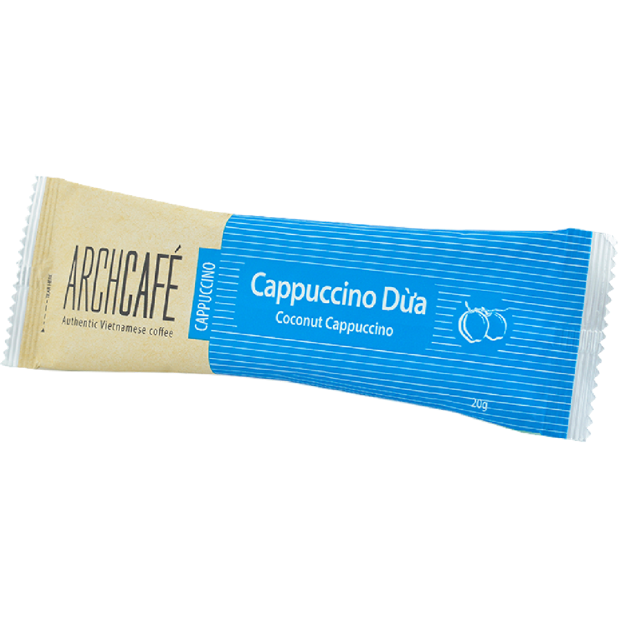 Túi Cà Phê Hòa Tan Archcafe Cappuccino Dừa 50 gói x 20g