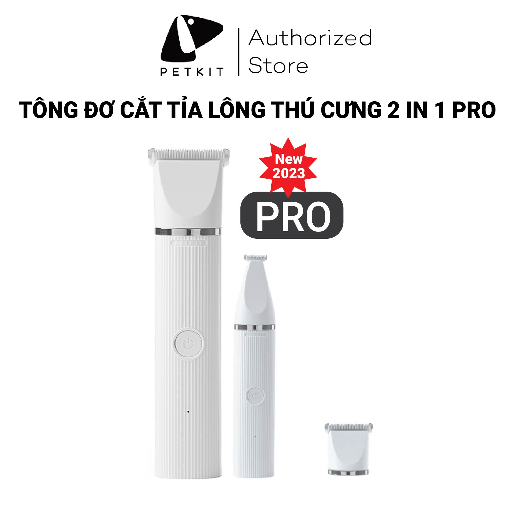 Tông Đơ Đa Năng PETKIT 2in1 Chuyên Dụng Cắt Tỉa Cho Chó Mèo Phiên Bản Pro 2023