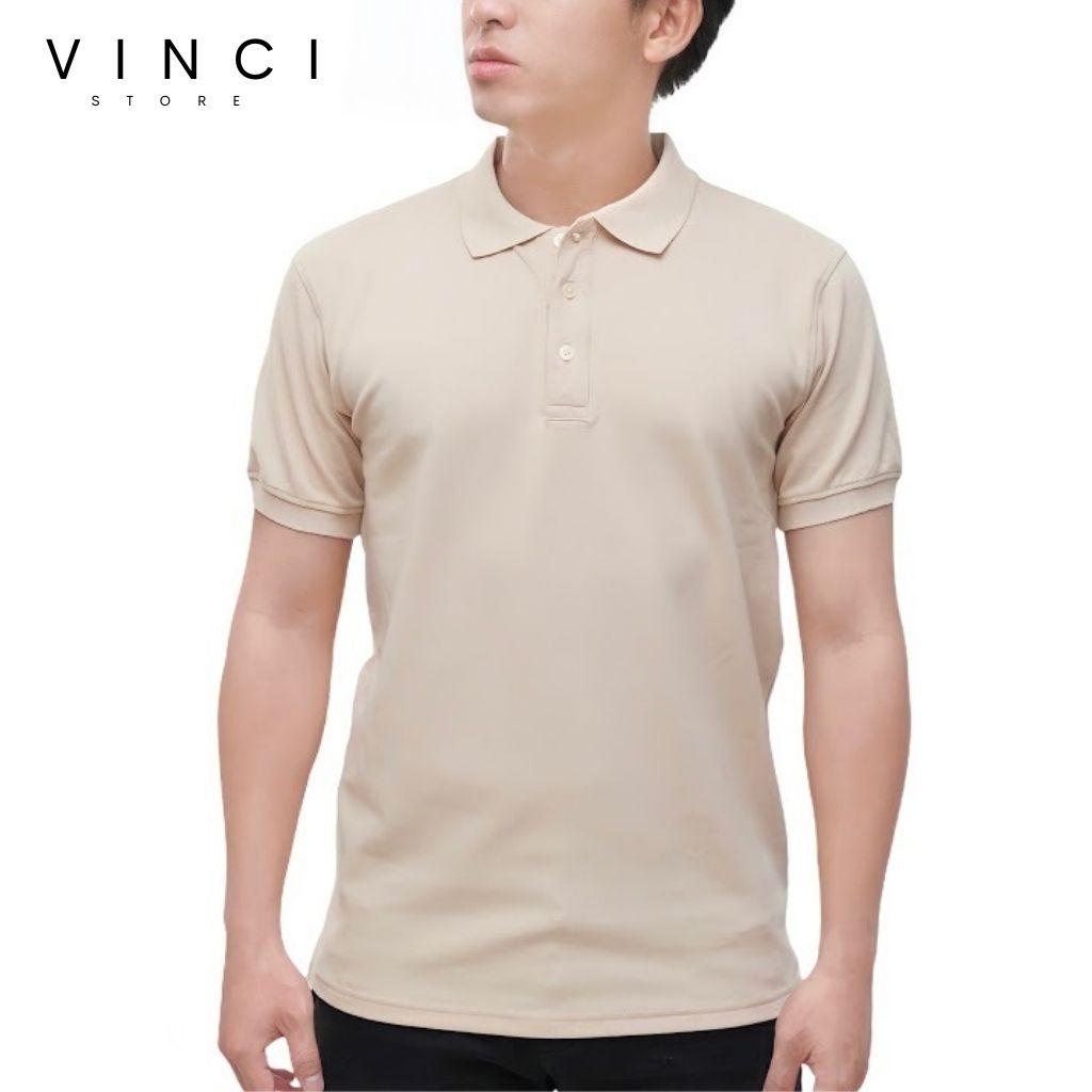 Áo Polo Nam Trơn Có Cổ Cotton Cao Cấp dày dặn co dãn