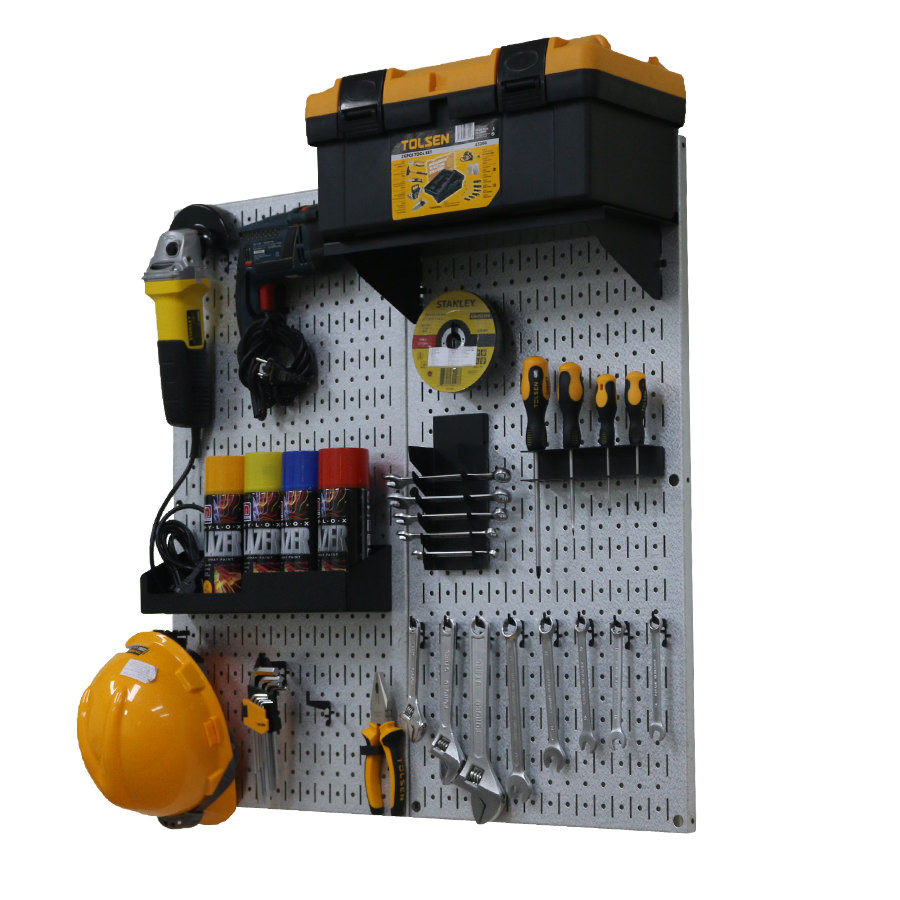 Bảng treo dụng cụ Pegboard cơ khí K2 mạ kẽm