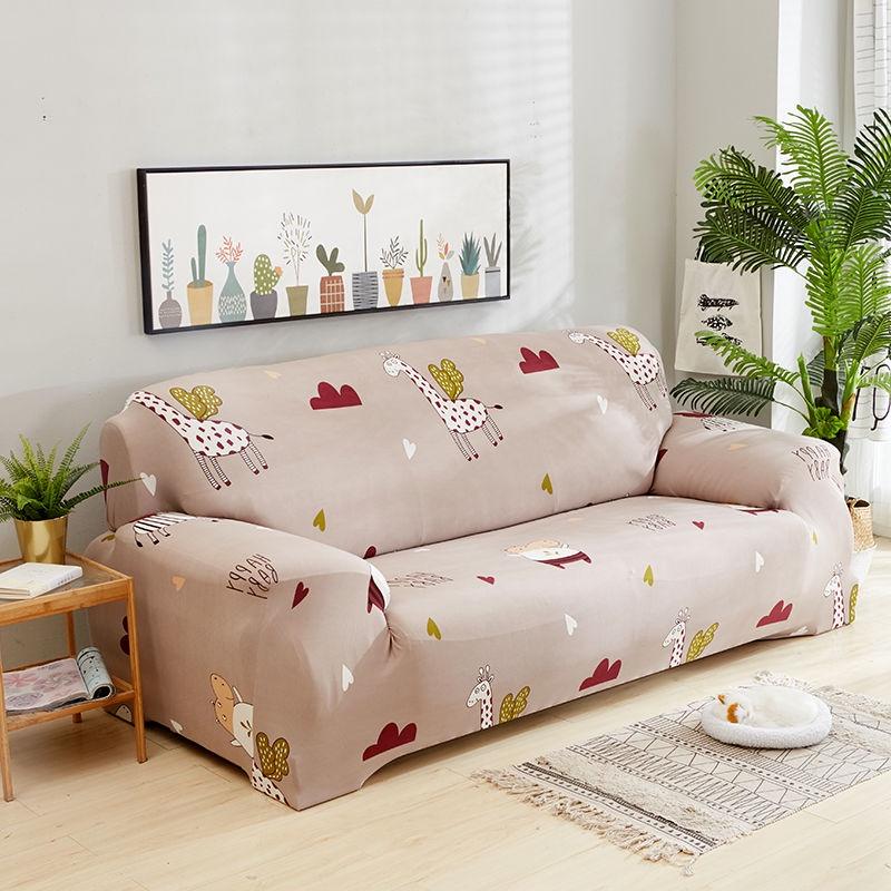 Bọc Ghế Sofa Toàn Diện Chống Bụi Bằng Da Co Giãn Phong Cách Châu Âu Hiện Đại