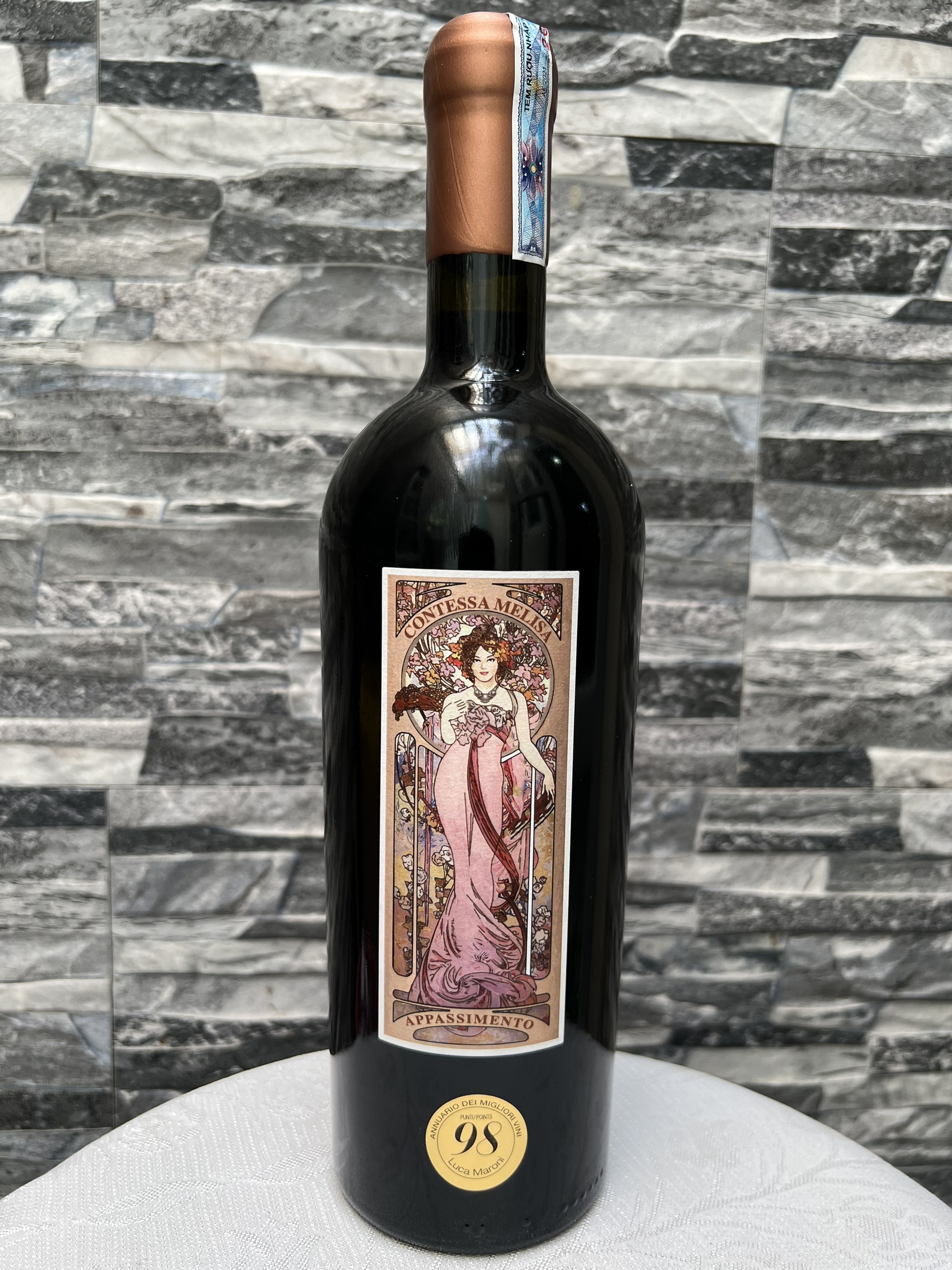 Rượu Vang Đỏ Contessa Melisa Appassimento Puglia 750ml 14.5% vol