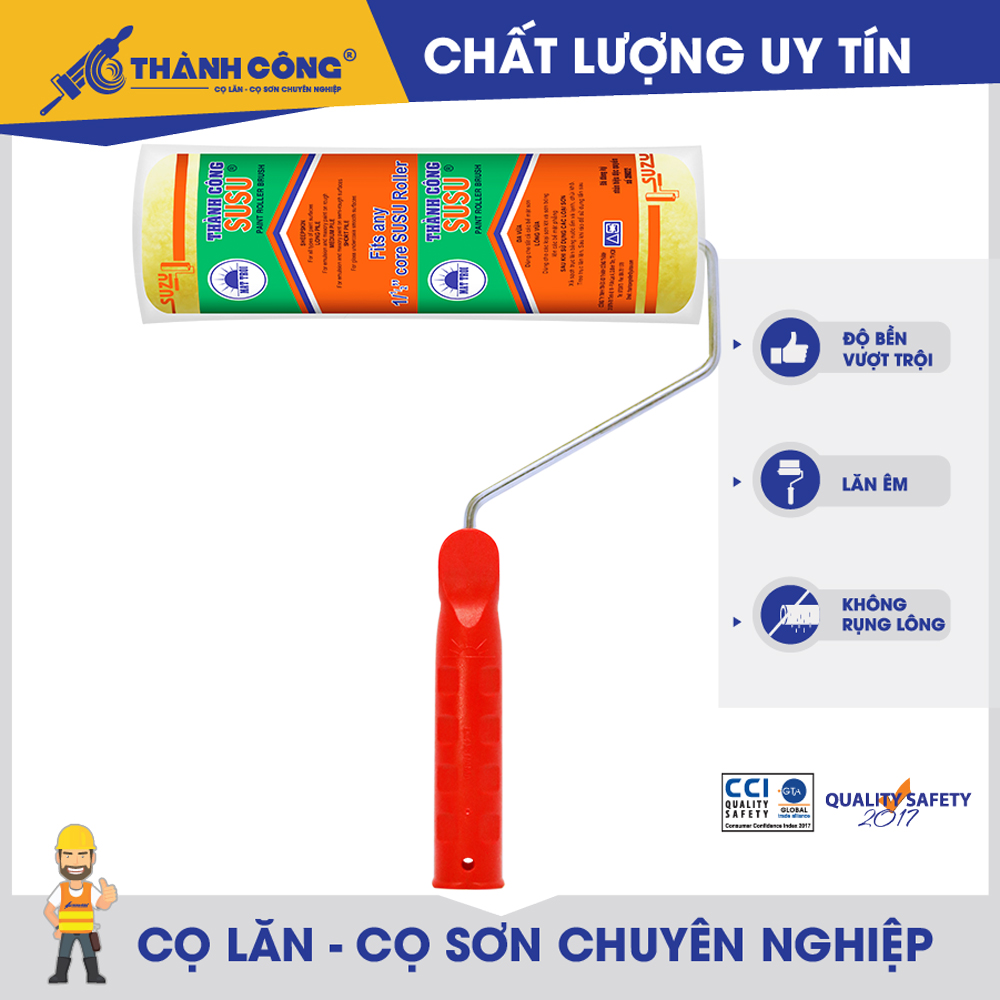 CỌ LĂN SƠN GỖ SUSU THÀNH CÔNG DÀNH CHO CÁC LOẠI SƠN DẦU VÀ KEO TỔNG HỢP CHO CÁC BỀ MẶT GỖ, SƠN DẦU VÀ LÓT