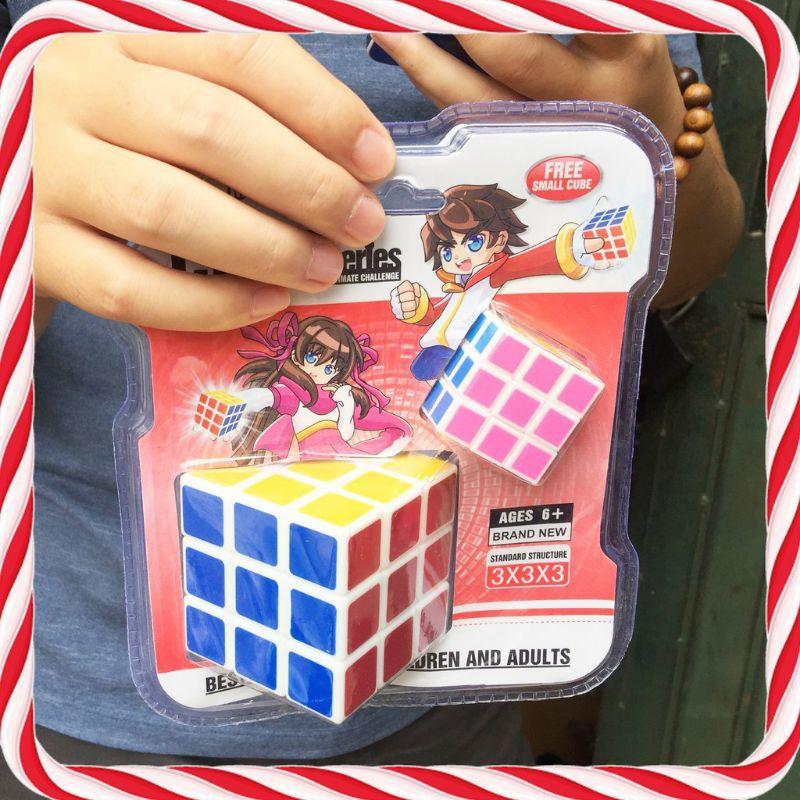 Rubic lập phương 3x3 tặng kèm 1 rubic nhỏ